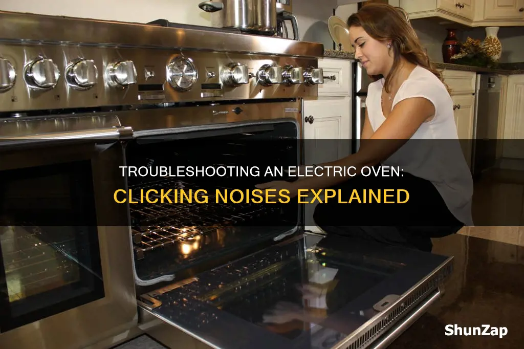 what does it mean if a electric oven clicks