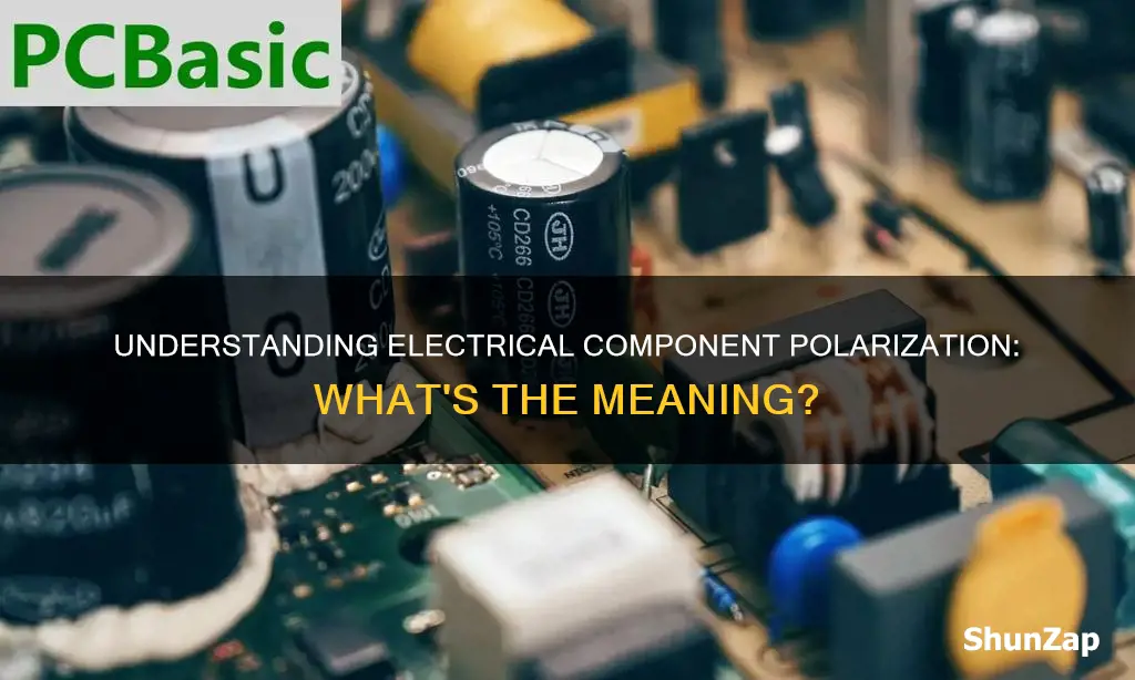 what does it mean if an electrical component is polarized