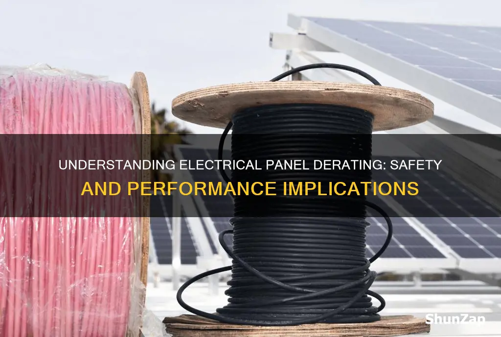 what does it mean to derate a electrical panel