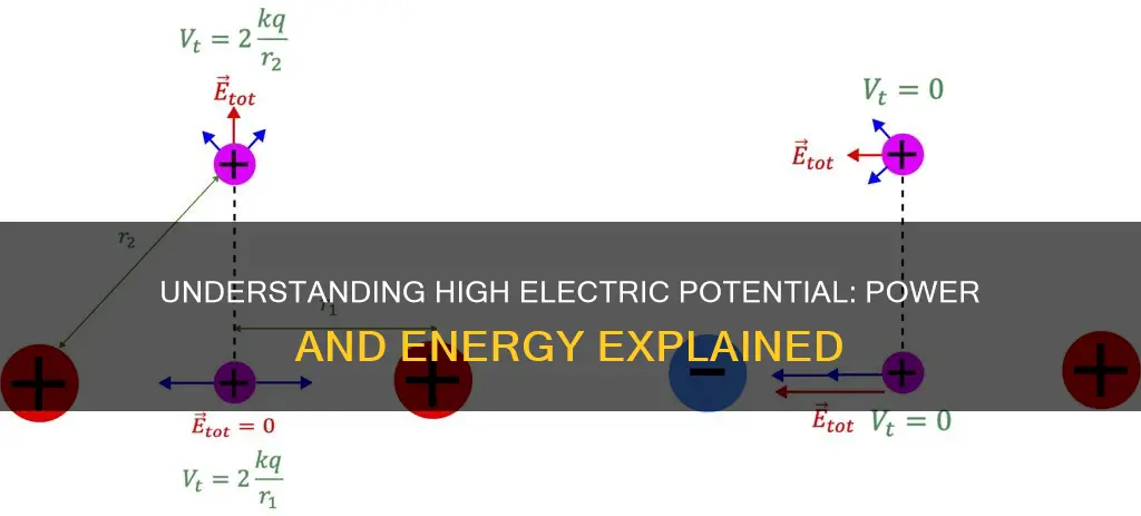 what does it mean to have high electric potential