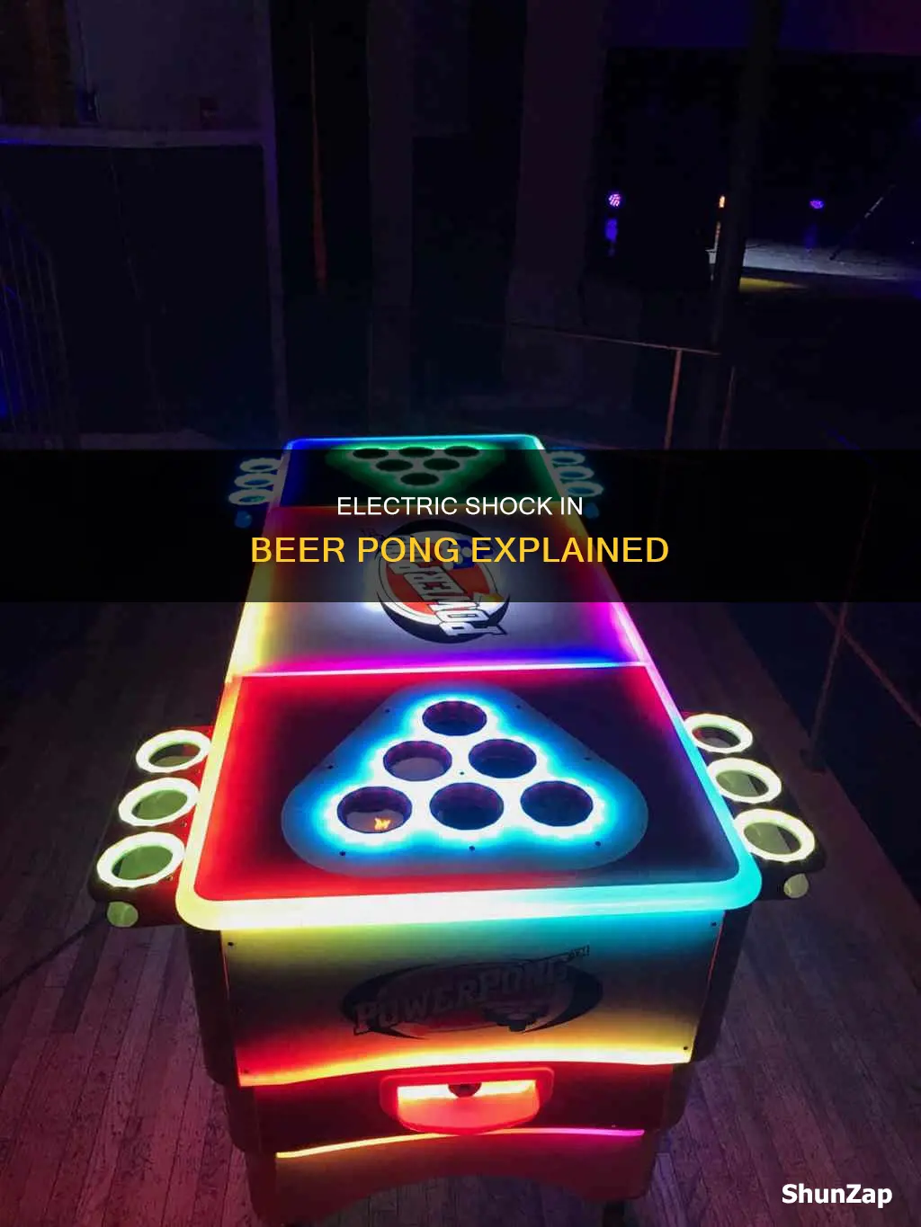what does it mean to play electric in beer pong