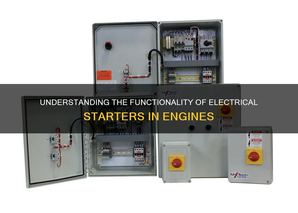 what does it mean when an electrical starter