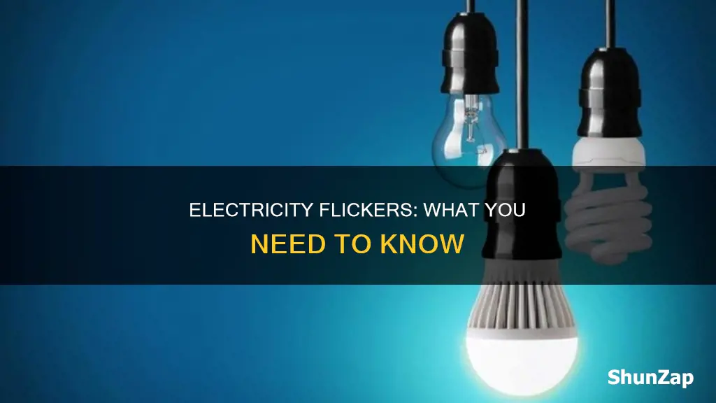 what does it mean when electricity flickers