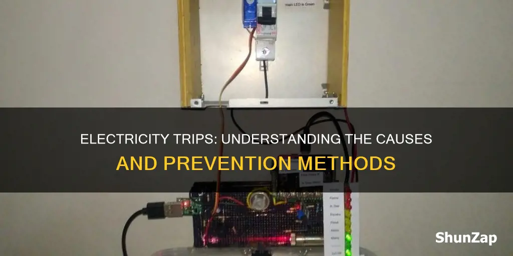 what does it mean when electricity trips