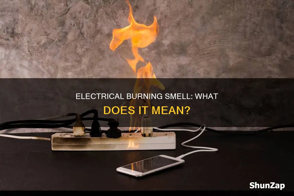 what does it mean when you smell something electrical burning