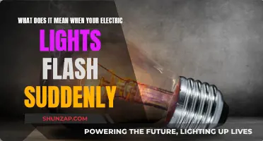 Electric Lights Flashing: What Does It Mean?