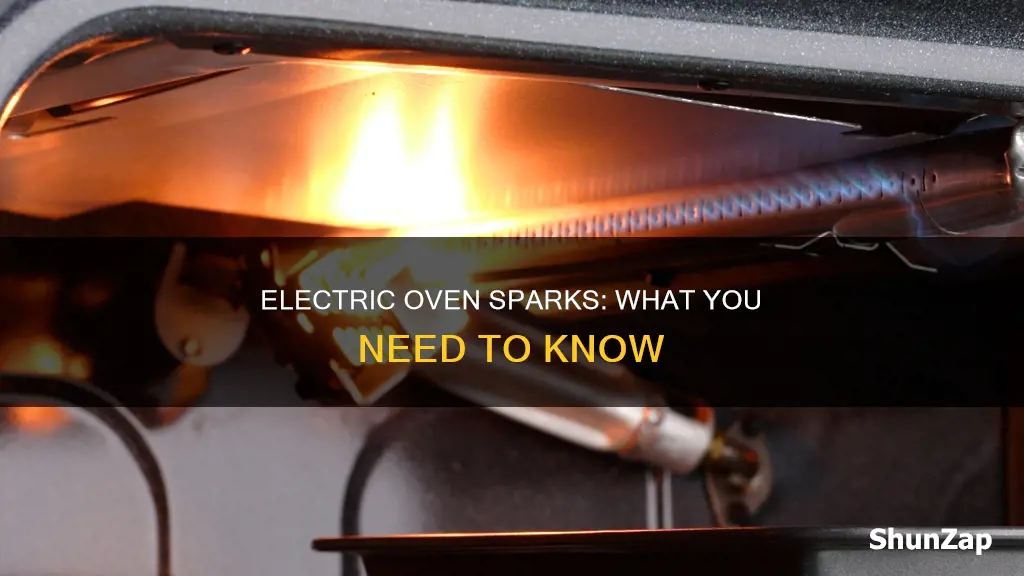 what does it mean when your electric oven sparks