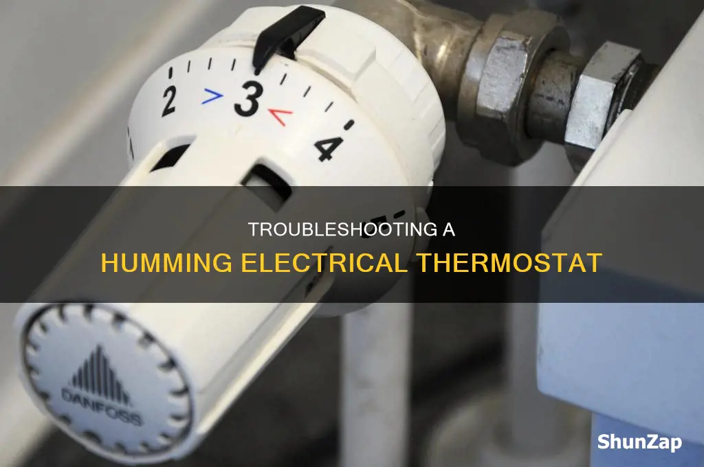 what does it mean when your electrical thermostat is humming
