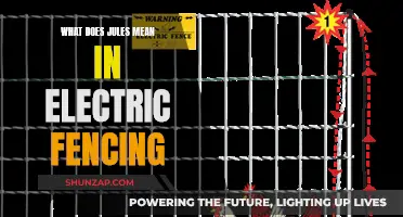 Electric Fencing: Understanding the Meaning of Jules