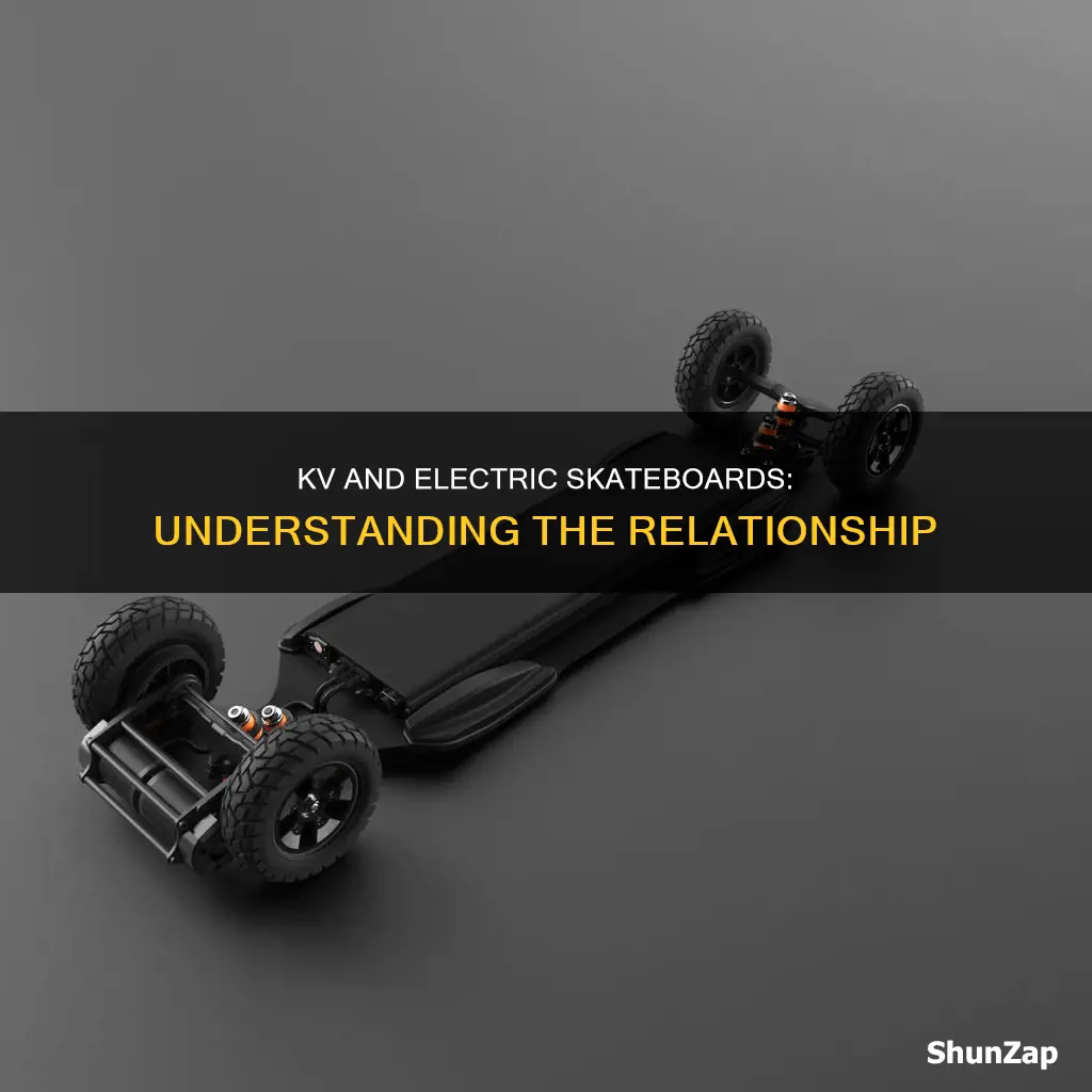 what does kv do for electric skateboard