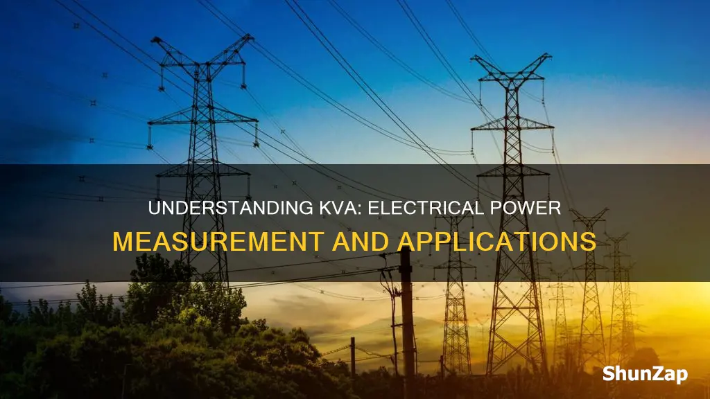 what does kva stand for in electrical