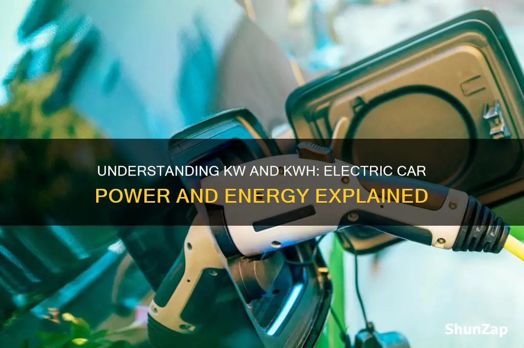 what does kw and kwh mean for electric cars