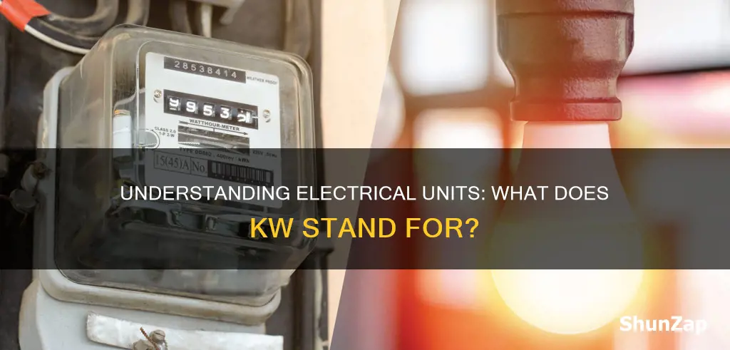 what does kw stand for in electricity