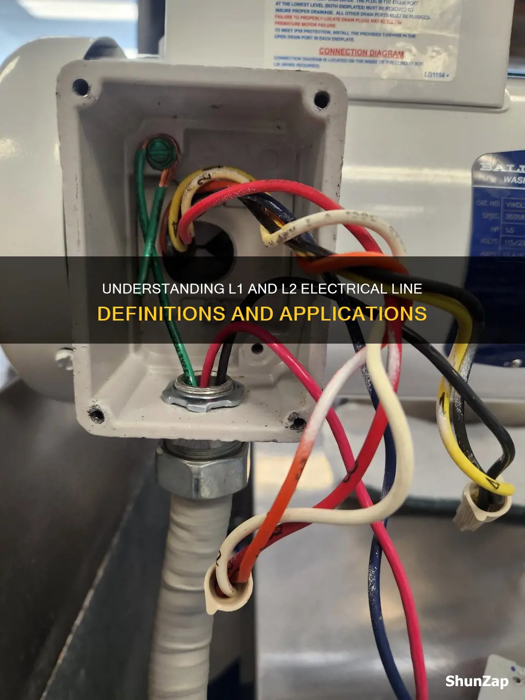what does l1 and l2 mean electrical