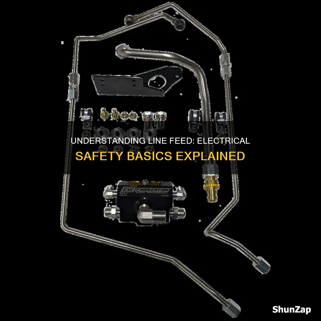 what does line feed mean in electrical