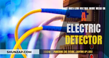 Understanding Low Voltage Mode on Electric Detectors