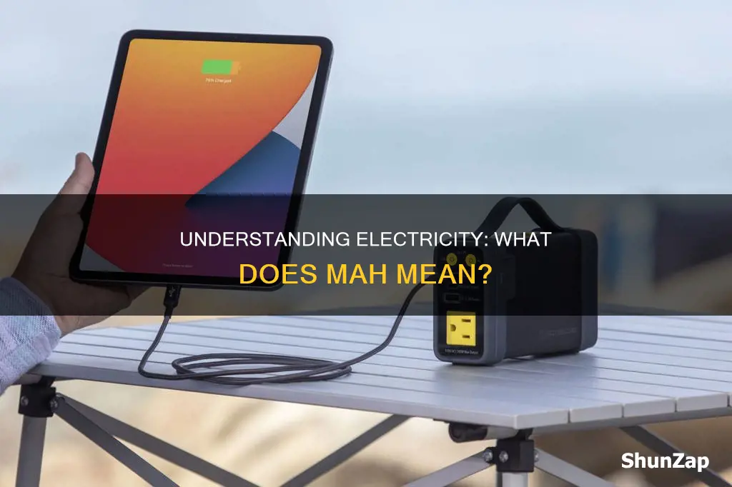 what does mah mean in electricity