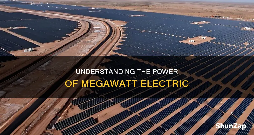 what does megawatt electric mean