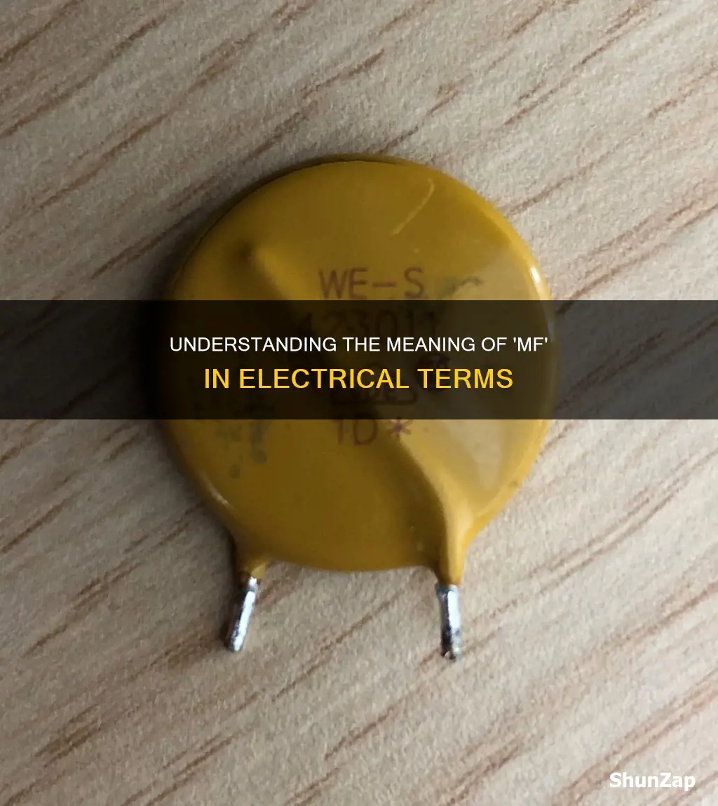 what does mf mean in electrical