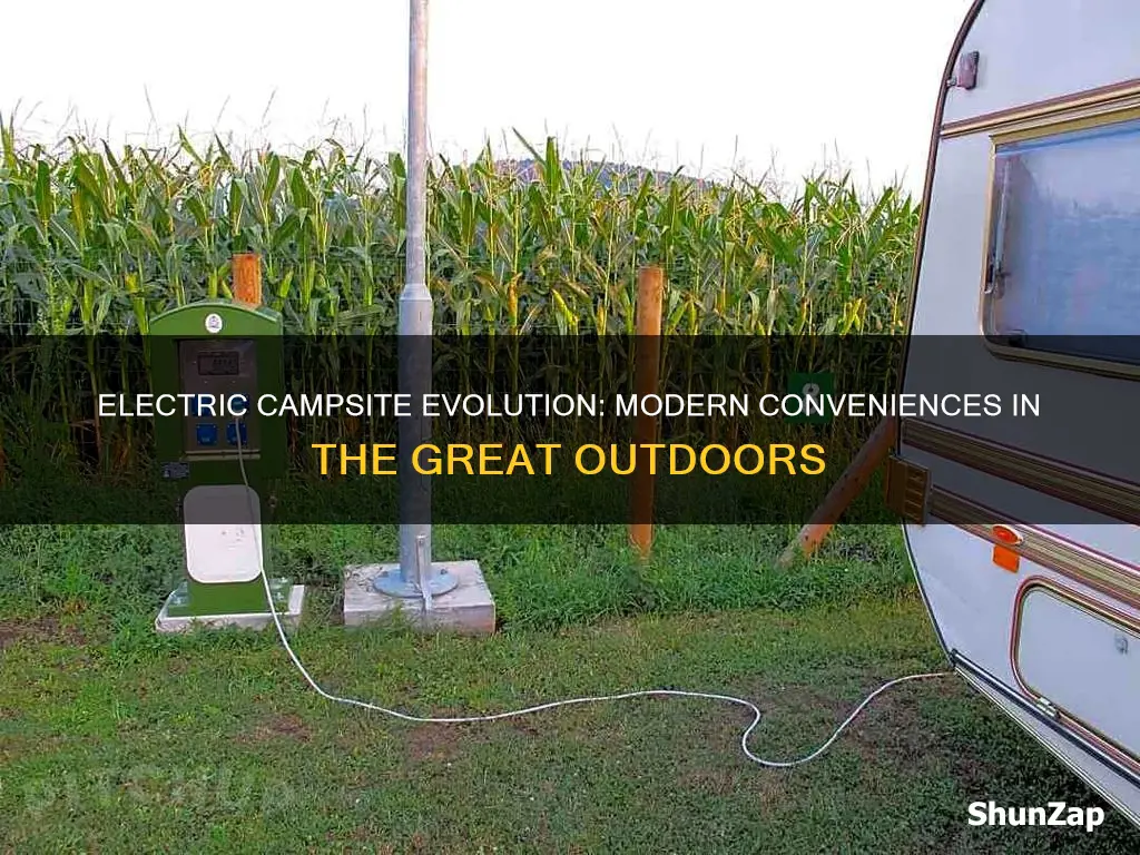 what does modern electric campsite mean