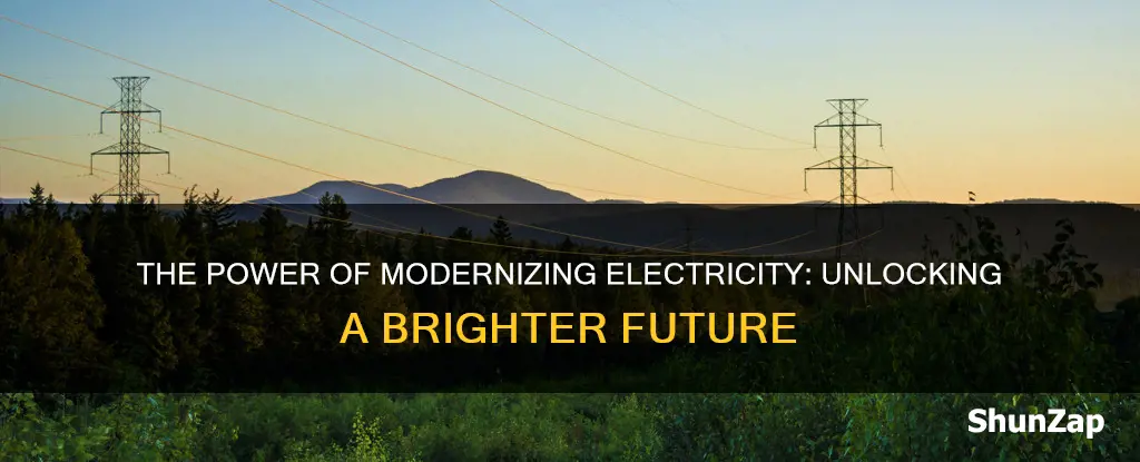what does modernizing electricity mean