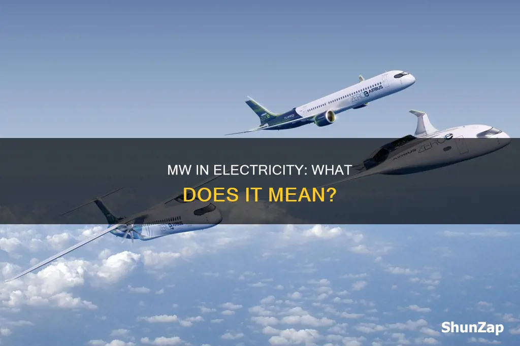 what does mw stand for in electricity