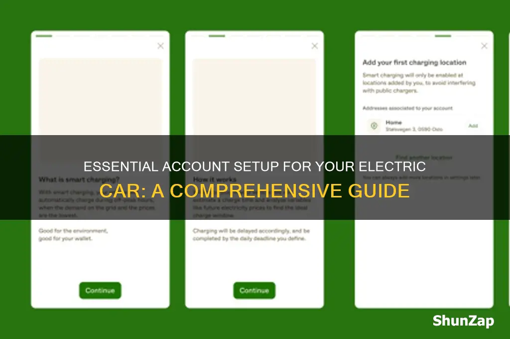what does my accountand need for my electric car