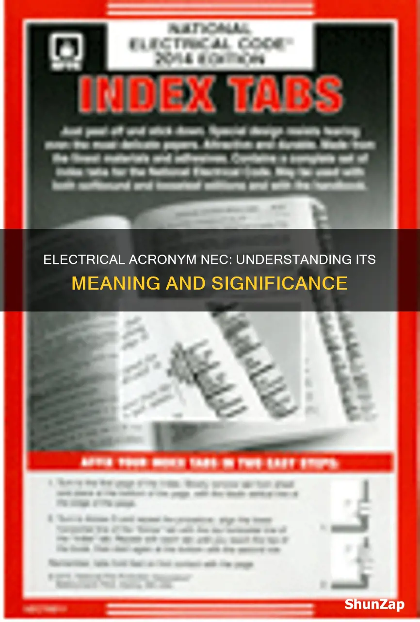 what does nec stand for in electrical