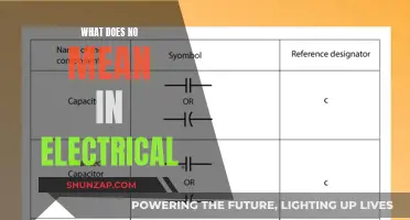 Understanding the Electrical Term "No": What Does It Mean?
