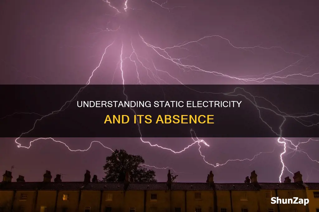 what does no static electricity mean