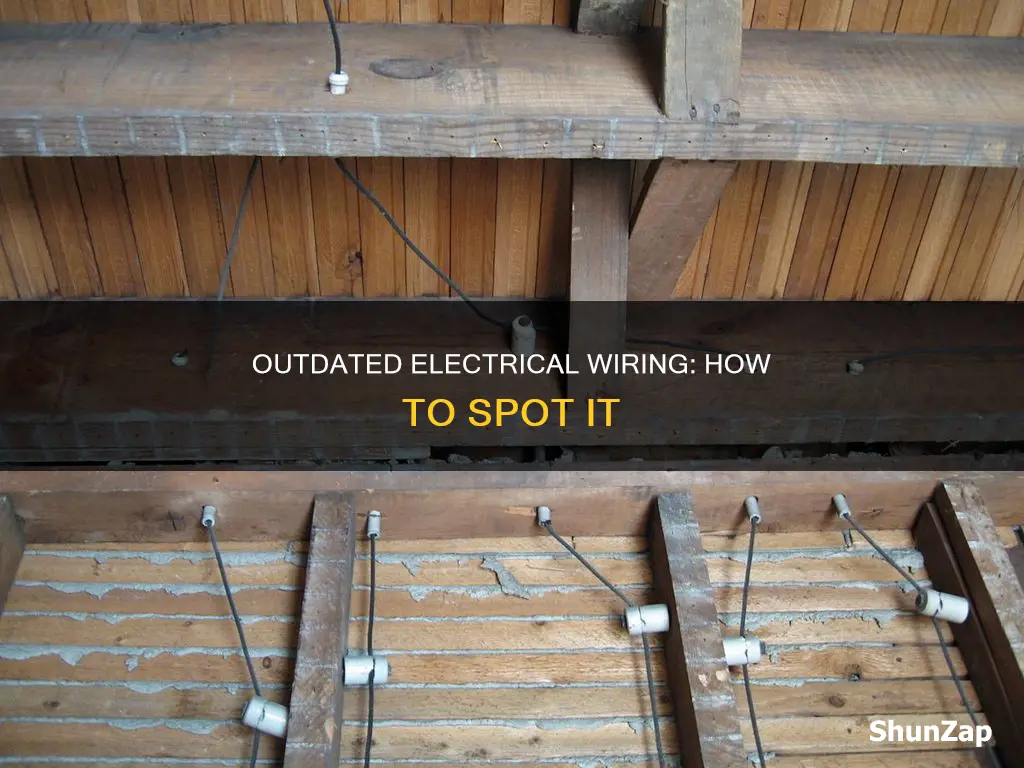 what does old electrical wiring look like