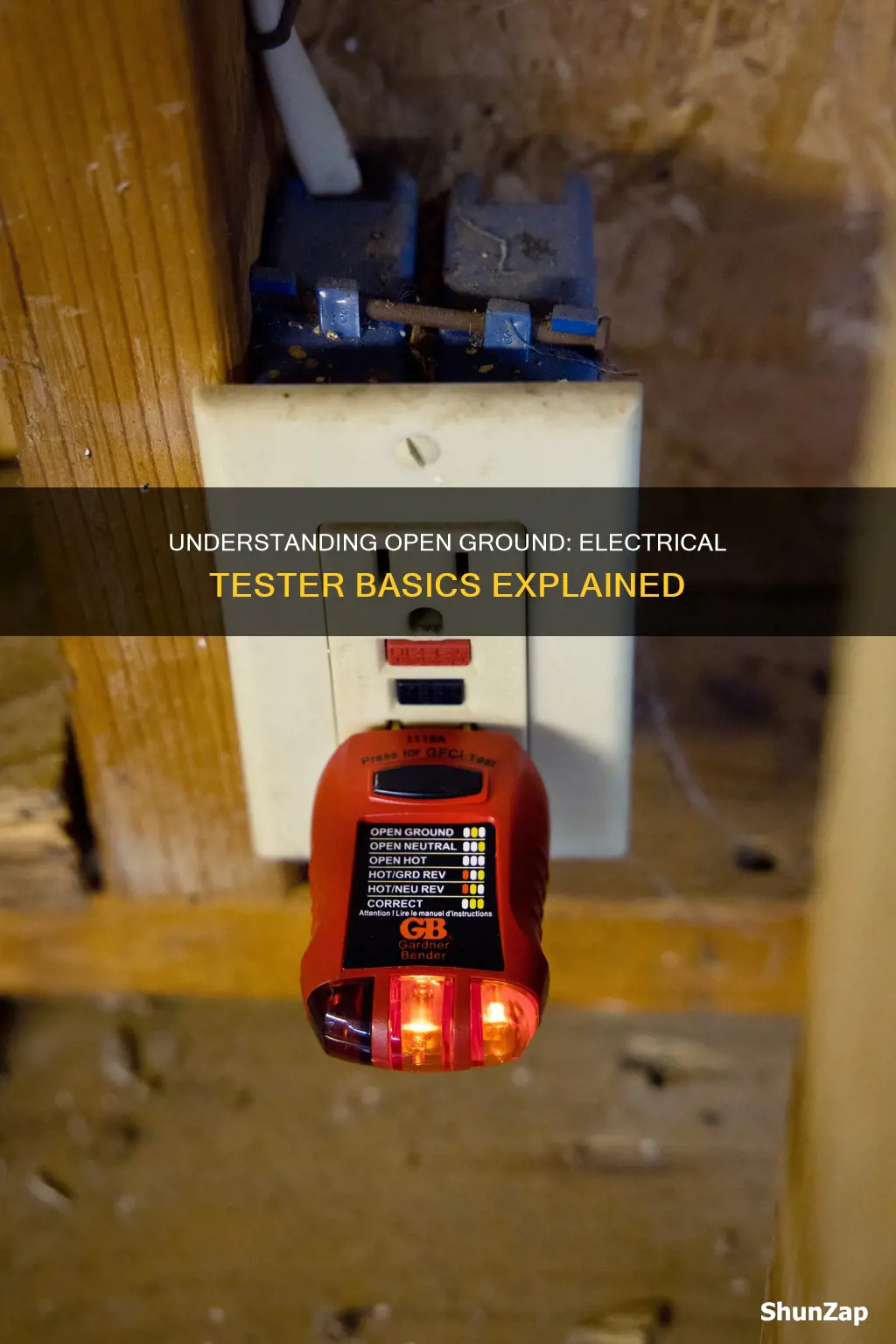 what does open ground mean on electrical tester