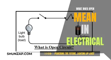Open Circuits: Understanding the Concept of 'Open' in Electrical