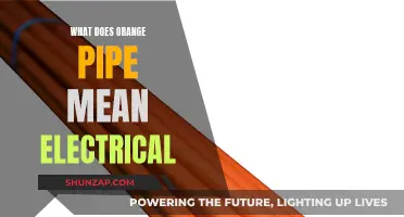 Orange Electrical Pipes: What's the Significance?