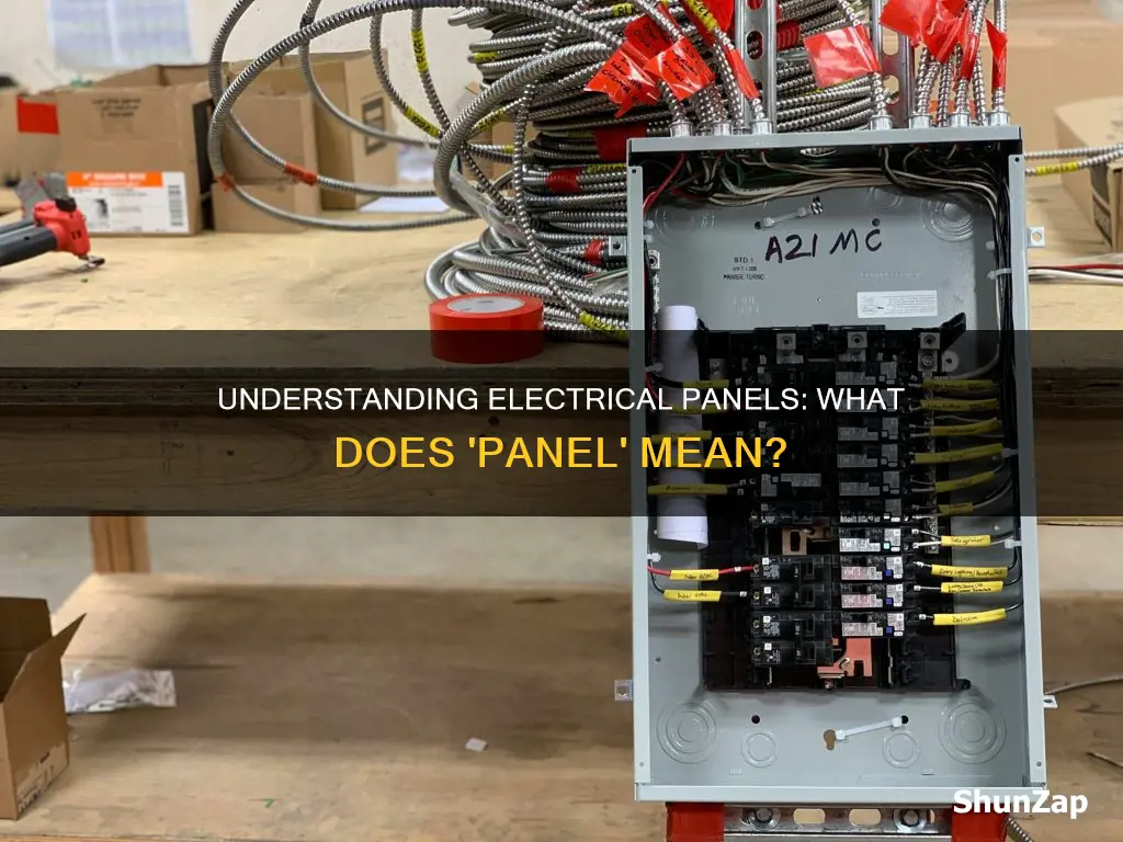 what does panel mean in electricity system