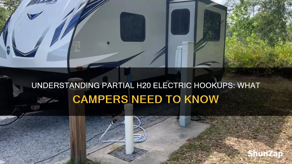 what does partial h20 electric hookup mean