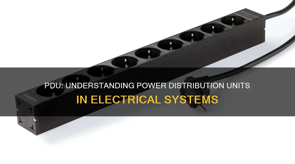 what does pdu stand for in electrical