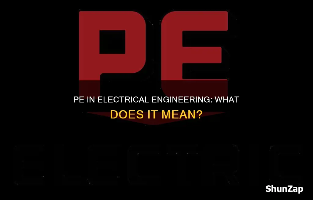 what does pe stand for in electrical