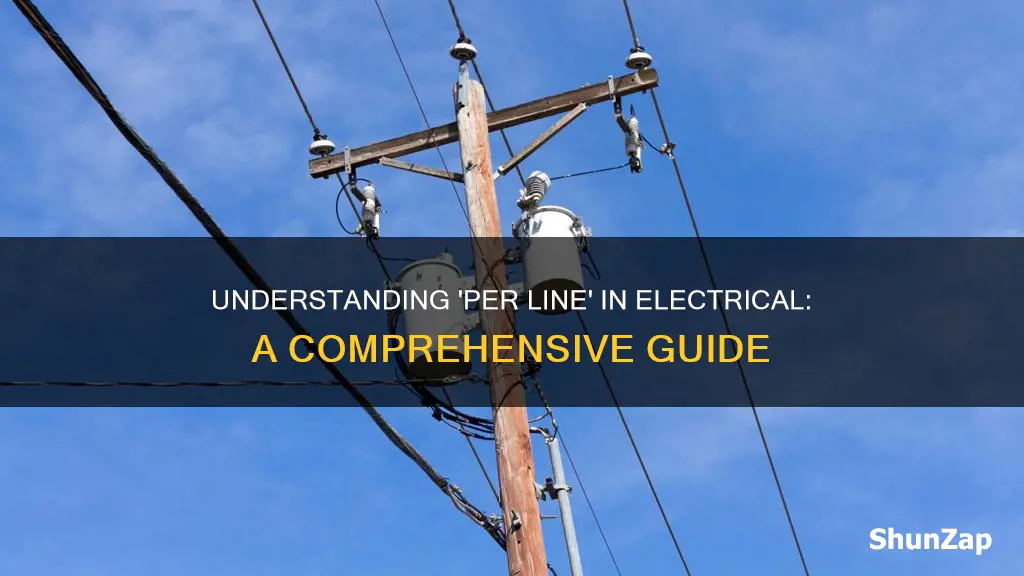 what does per line mean electrical