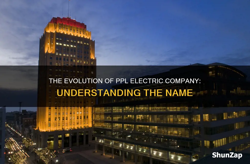 what does pp & l electric company stand for