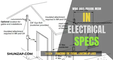 Understanding 'Provide' in Electrical Specs: A Comprehensive Guide