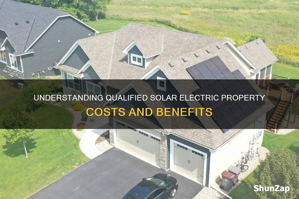 what does qualified solar electric property costs mean