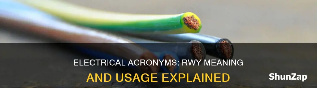 what does r w y mean in electrical