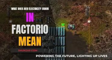 Understanding Red Electricity Errors in Factorio: Fixing Guide