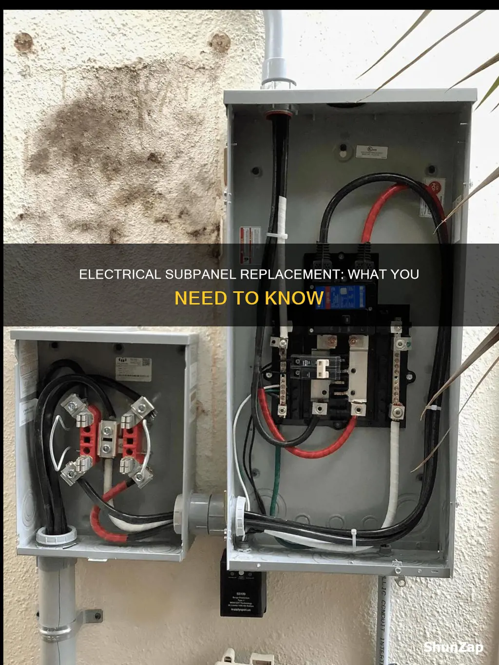 what does replacing a electrical subpanel enatil