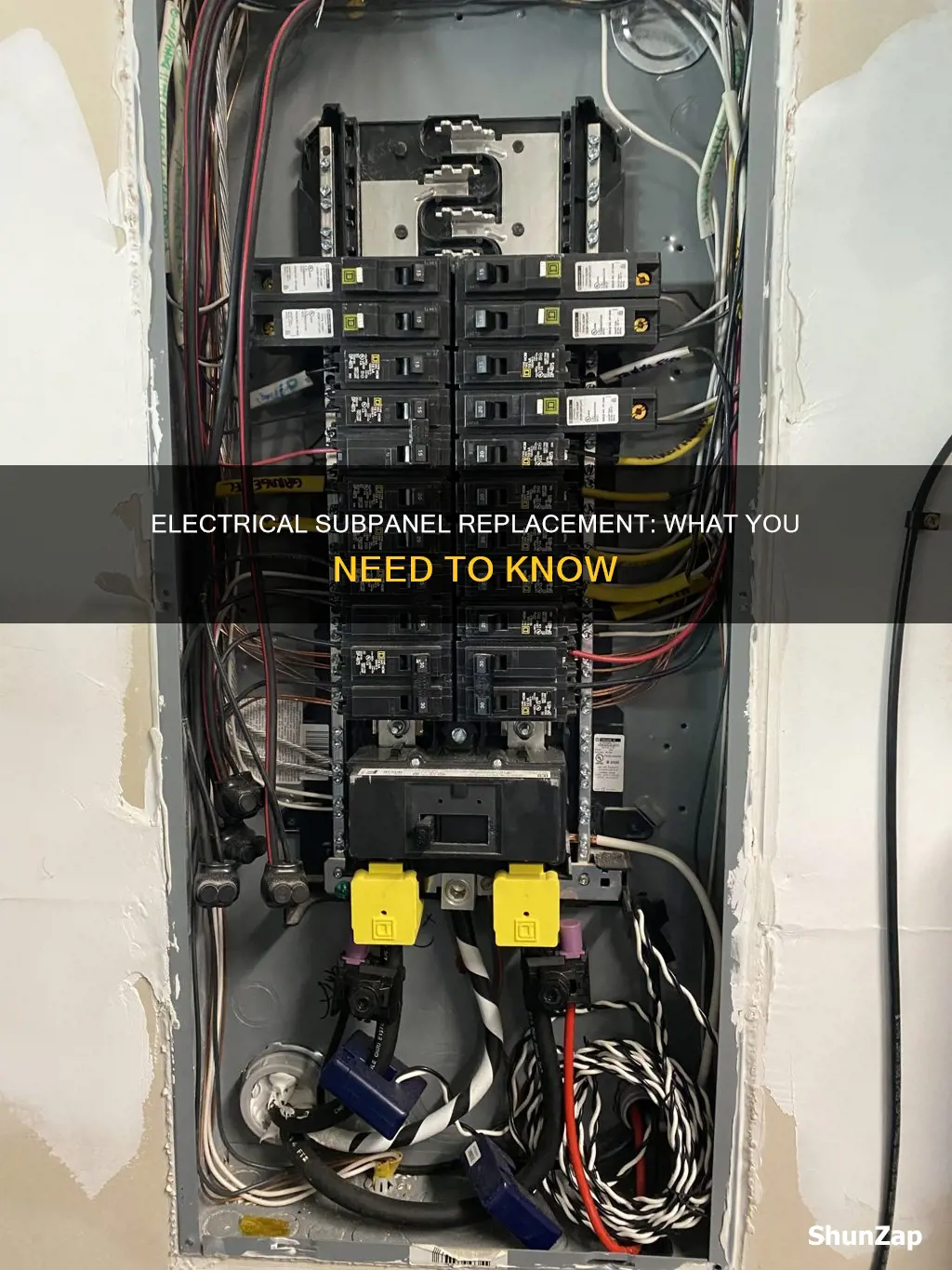 what does replacing a electrical subpanel entail
