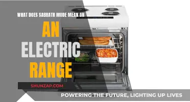 Understanding Sabbath Mode on Your Electric Range