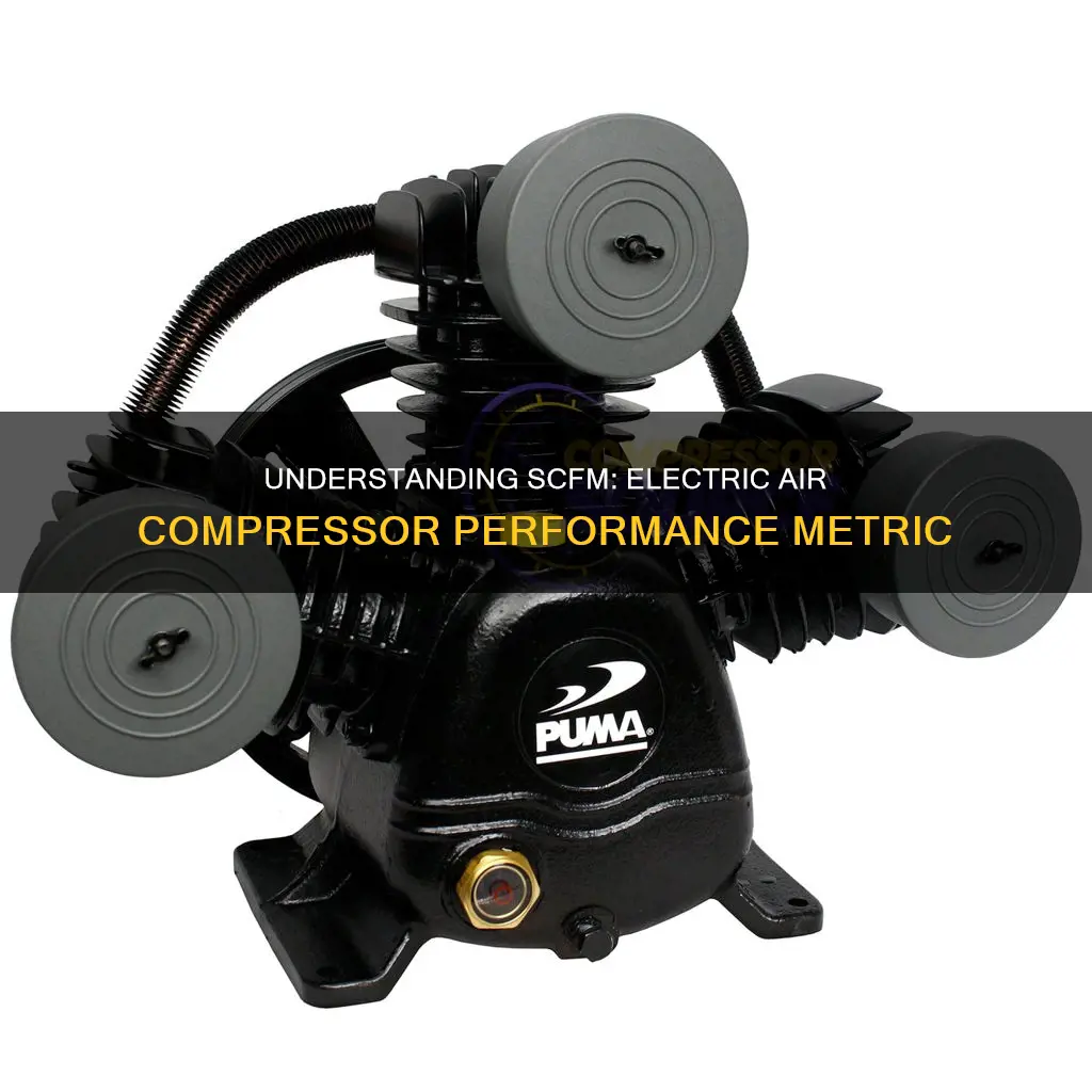 what does scfm mean electric air compressor