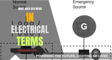 Understanding SFA: Electrical Acronym Explained