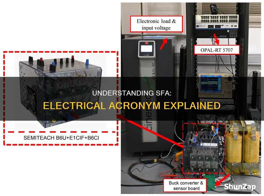 what does sfa mean in electrical terms